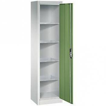 C+P Armadio Officina 1950x502x400 mm Grigio Chiaro/Verde Reseda