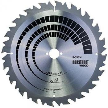 Bosch Construct Wood Cutting Circular Saw Blade 315mm 20T 30mm