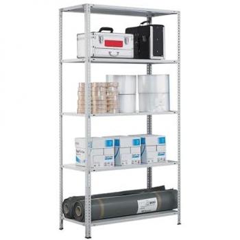 Schulte MULTIplus150 Regal verzinkt 2000 mm hoch mit 5 Böden