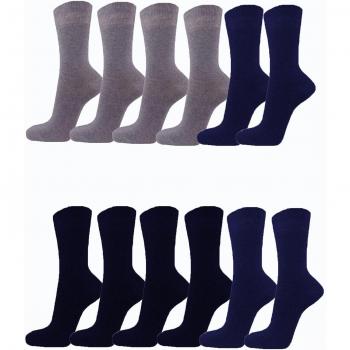 Men's Cotton Boy Socks for Waiters (12 Count)