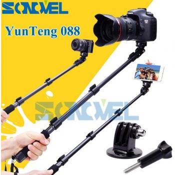 Trípode y Monopié YunTeng para Cámaras HD y Gopro