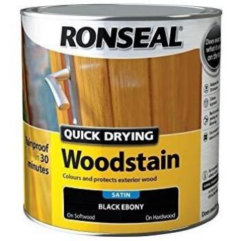 Ronseal QDWSE25L 2.5 Litre Satin Finish Quick Dry Woodstain