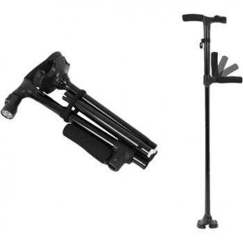 LED Pivoting Folding Walking Stick for Seniors