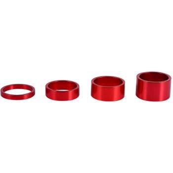 Espaciadores de Aluminio para Bicicleta 4 Unidades 5mm/10mm/15mm/20mm