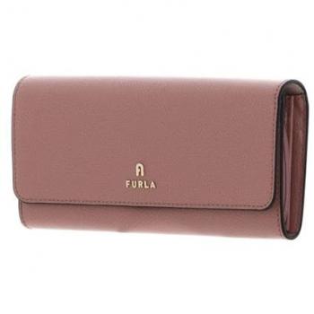 FURLA Wallet Vieux Rose – Camelia Continental Tulle et Ballerina pour Femme