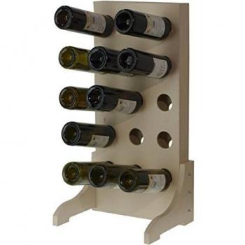 Silvanique 15-Holder Wine Rack, Pure Wood