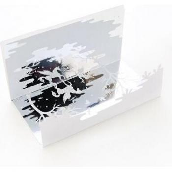 3D Mirror Reflection Greeting Cards for Valentine's Day