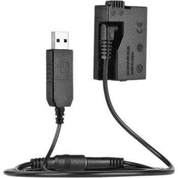 Module de charge USB DR‑E8 – batterie factice pour Canon 550D/600D/650D/700D
