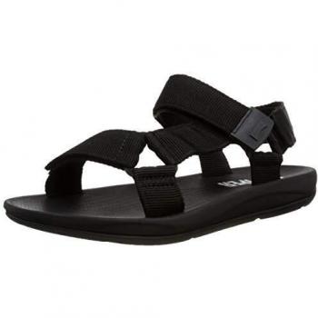 Sandali Camper Match Uomo Nero Taglia 40 in Tessuto Riciclato