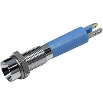 CML 19030257 12V DC LED Indicator Light Blue 36mcd