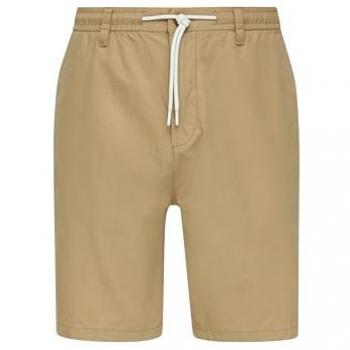 Herren-Bermuda DETROIT Regular Fit mit Tunnelzug – Beige, s.Oliver RED LABEL, Größe 38