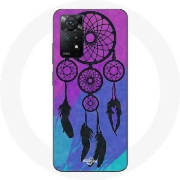 Redmi Note 11 Pro 5G Protective Case Dream Catcher Black Blue Purple Background