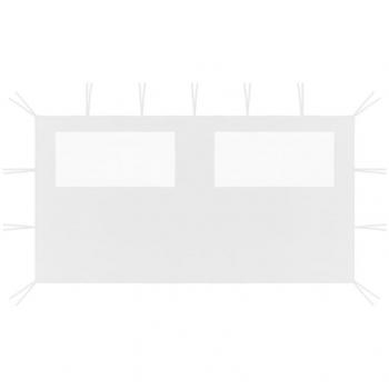 Cenador con ventana lateral 4x2 m – Blanco