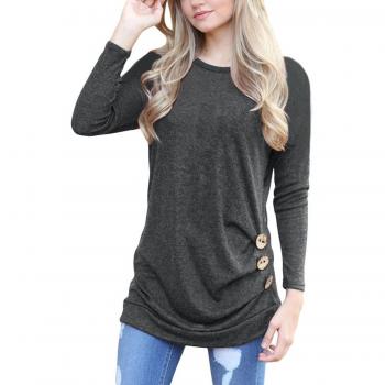 Tunique blouse casual femme Hownew-X manches longues