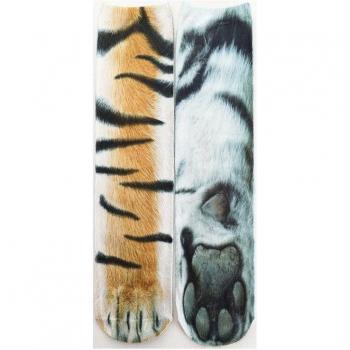 Adultos: Calcetines de Leópara 3D, Algodón Cómodo