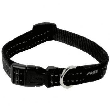 Rogz for dogs snake halsband zwart