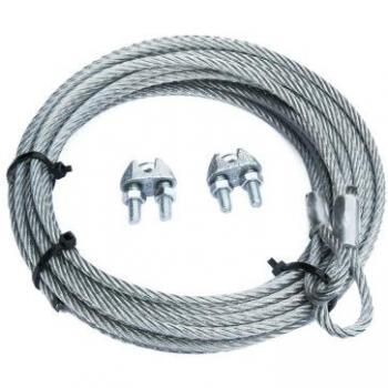 Corde Galvanisée 4mm x 2,5m avec Crochet et Boucle