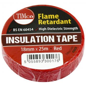 Red PVC Insulation Tape 18mm x 58m