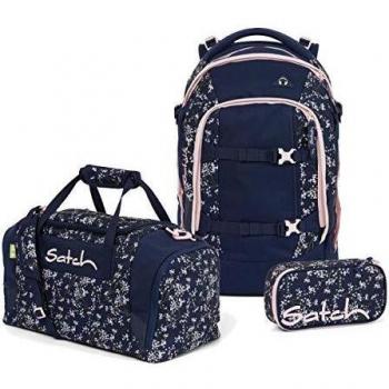 Satch Pack Bloomy Breeze – 3‑teiliger Rucksack‑Kombi für die Schule