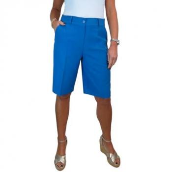 Mid Blue Smart Pleated Tailored Shorts by Paulo Due – Women’s Size 10