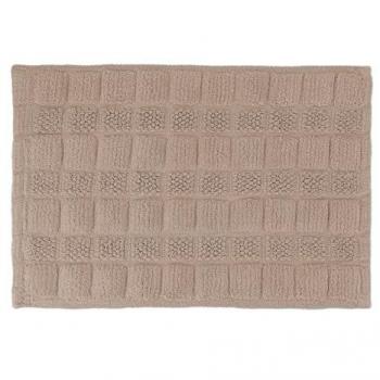 Tappeto da Bagno Lavabile Antiscivolo 60x40 cm Marrone