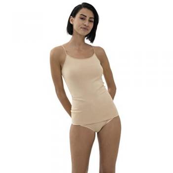 Mey, Damen, Shirt, Emotion Spaghetti Top, Braun, (44)