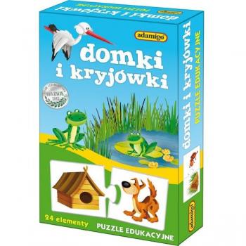 Domki ed Enigmi Adamigo Puzzle – 24 elementi educativi