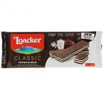 Loacker Wafers Cacao & Latte Classico 175g