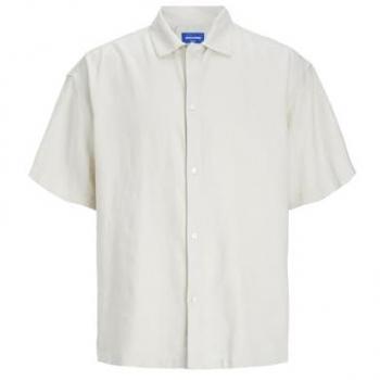 Jack & Jones Kurzarm Oversized Leinenhemd Faro