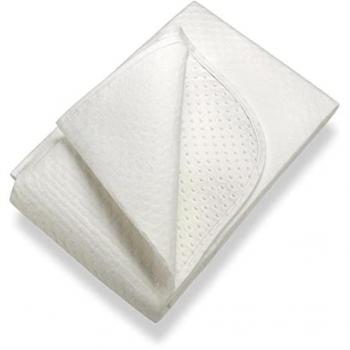 Weißer Noppenmatratzenschutz SETEX – 90 cm B × 190 cm, Polyesterbezug