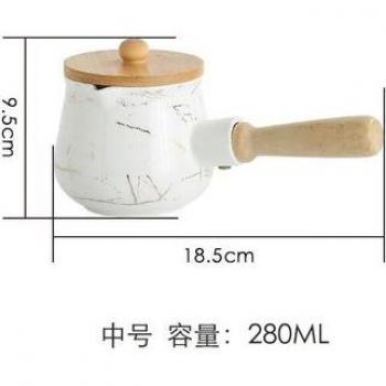Chic Gilded Ceramic Milk Pitcher