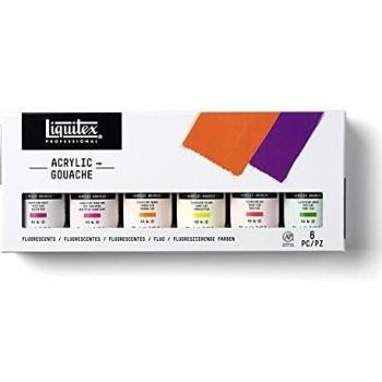 Liquitex 59ml Fluorescent Acrylic Gouache Set