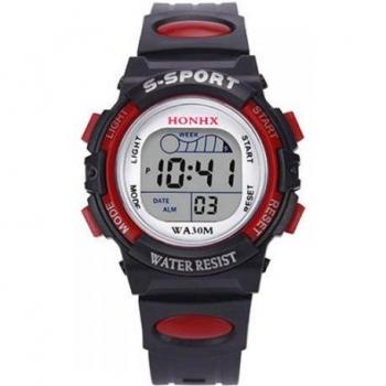 Reloj Digital Cuadrado para Mujer, Estilo Deportivo e Impermeable