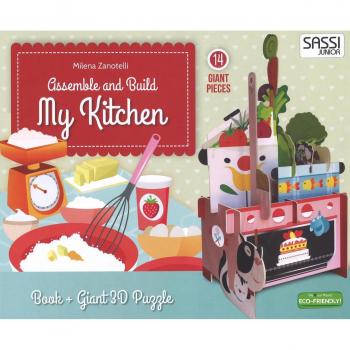 My little kitchen. Assemble and build. Libro puzzle