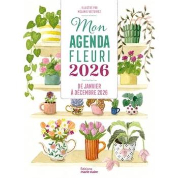 Mon agenda fleuri 2026