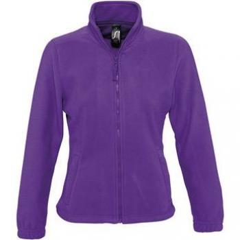 SOLS Fleecejacke Damen Antipilling Dunkelviolett