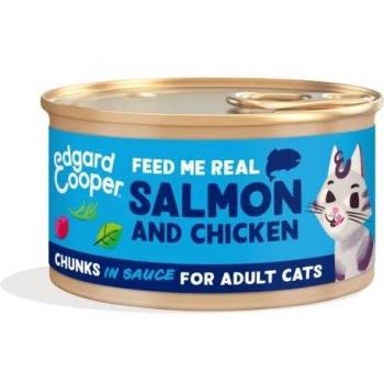 Edgard & Cooper Cat Adult Bocconcini in salsa Grain Free 85 gr