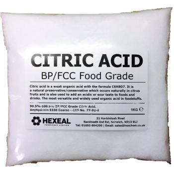 BP/FCC Certified Citric Acid – 1KG