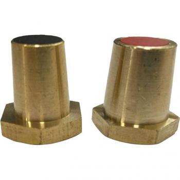 1Pair 8Mm Female Brass Battery Terminals for Side Post Connection