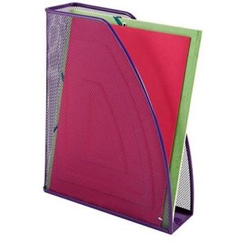 Alba Porte-Revues en Métal Mesh Violet