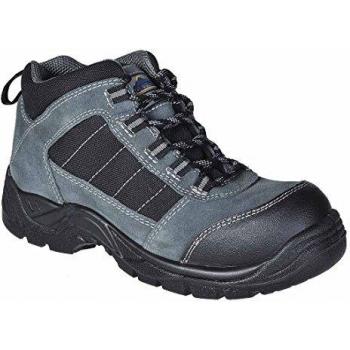 Portwest Compositelite Trekker Safety Hiker Boots, Black/Grey, Size 4