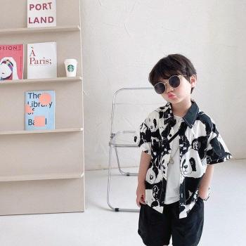 Boys' Cool Casual Panda Tees