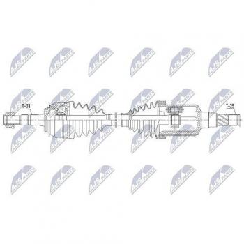 NTY Drive Shaft, Model NPW‑DW 031