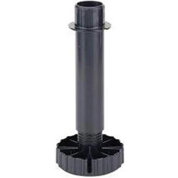 Seduta professionale con piedino 150mm regolabile nero