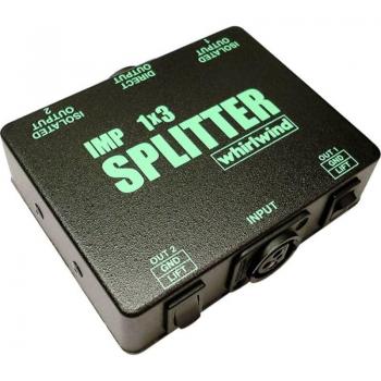 Whirlwind SP1X3 1X3 Microphone Splitter with 1 Direct Output