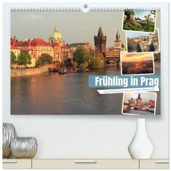 Drachenkind-Fotografie, Drachenkind-Fotografie: Frühling in Prag (hochwertiger Premium Wandkalender 2025 DIN A2 quer), Kunstdruck in Hochglanz