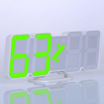 Reloj Digital de Pared 3D con 115 Colores y Control Remoto