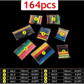 Conjunto de Poliolefina Termoencogible 530 piezas