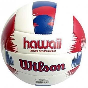 Wilson AVP Unisex‑Erwachsenen‑Recreational Volleyball – Dunkelrot/Marineblau – Offiziell (WTH80219XB)