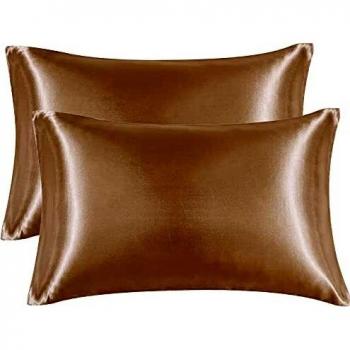 Breathable Envelope Closure Pillow Cases Khaki Set